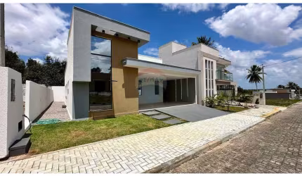 Sofisticação e Bem-Estar: Linda Residência Térrea no Condomínio Cajupiranga Clube