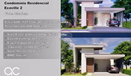 'Descubra Sua Casa dos Sonhos em Cajupiranga no Condomínio Ecoville II !'