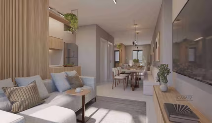 Apartamento de lançamento com 3 dormitórios à venda, 66 m² por R$ 621.000 - Parque Industrial - São José dos Campos/SP