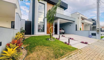 Sobrado mobiliado com 3 dormitórios à venda, 167 m² por R$ 1.400.000 - Condomínio Residencial Malibu - Caçapava/SP