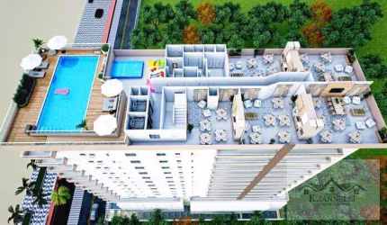 Investimento e Futuro Patrimônio Frente Mar - Apartamento - Entrada em 3x