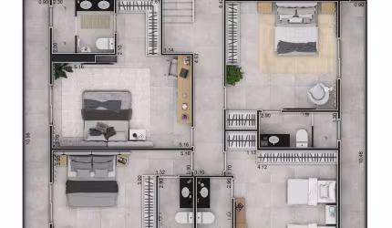 Apartamentos Exclusivos com 2, 3 e 4 Suítes no Canto do Forte - Alto Padrão