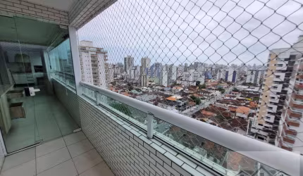 Apartamento 03 dormitórios sacada gourmet Guilhermina - R$ 4.300