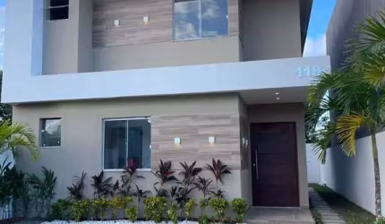 Casa em condomínio fechado com 2 quartos à venda no Abrantes, Camaçari  por R$ 780.000
