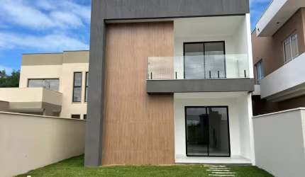 Casa em condomínio fechado com 4 quartos à venda no Catu de Abrantes, Camaçari  por R$ 895.000