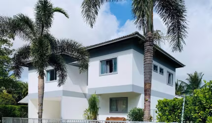 Casa em condomínio fechado com 4 quartos à venda na Praia de Busca Vida, Camaçari , 450 m2 por R$ 1.980.000