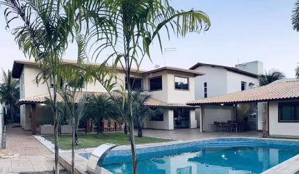 Casa em condomínio fechado com 5 quartos para alugar na Praia de Busca Vida, Camaçari  por R$ 21.600