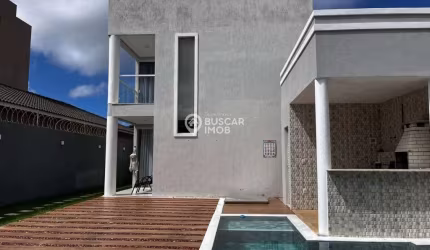 Casa em condomínio fechado com 3 quartos para alugar no Buraquinho, Lauro de Freitas , 110 m2 por R$ 5.500