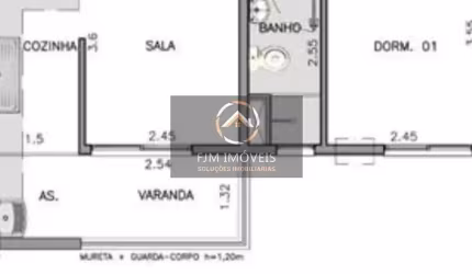 Venda Apartamento 1 Quarto em Santa Rosa, Niterói - 40m²