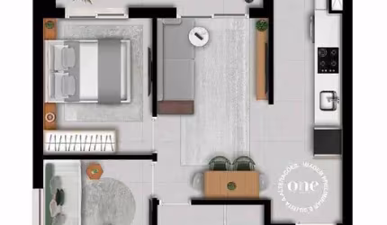 Apartamento á venda 2 quartos, Paraíso Sp