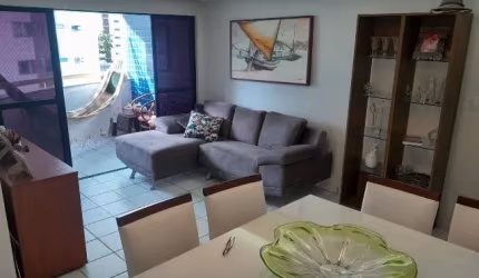 Apartamento para venda possui 98 metros com 3 quartos sendo 1 suíte com 2 vgs - em Boa viagem - Recife - PE