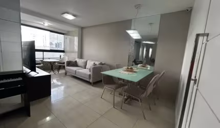 Apartamento para venda possui 78 metros com 3 quartos sendo 1 suíte com 1 vg - na Torre - Recife - PE