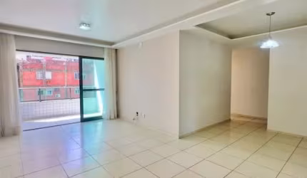 Apartamento para venda possui 104 metros com 3 quartos sendo 1 suíte com 2 vgs - na Madalena - Recife - PE
