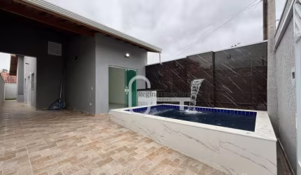 Casa com 2 dormitórios à venda, 80 m² por R$ 355.000,00 - Balneário São João Batista II - Peruíbe/SP