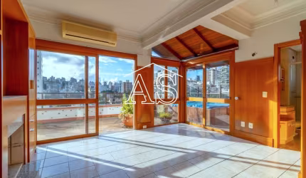 Cobertura com 3 quartos à venda na Avenida Lageado, 451, Petrópolis, Porto Alegre, 217 m2 por R$ 1.330.000