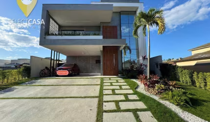 Casa duplex 4 suítes + escritório no condomínio Boulevard Lagoa