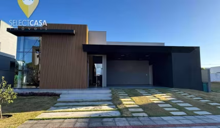 Casa linear 2 suítes + quarto reversível no condomínio Alphaville Jacuhy