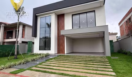 Casa duplex 4 suítes no condomínio Alphaville Jacuhy
