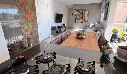 Apartamento com 2 Suítes e Varanda Gourmet na Vila Homero Thon, Santo André