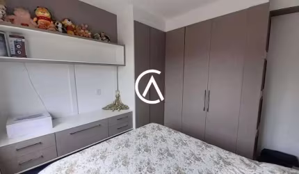 Apartamento semi mobiliado e com banheira, 2 dormitórios perto do centrinho de I