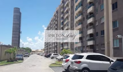 Apartamento à venda no Centro de Lauro de Freitas-BA: 2 quartos, 2 salas, 1 banheiro e 1 vaga de garagem!
