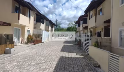 Casa em condomínio fechado com 4 quartos à venda na Rua Caraíva, 20, Alphaville (Abrantes), Camaçari, 181 m2 por R$ 599.999