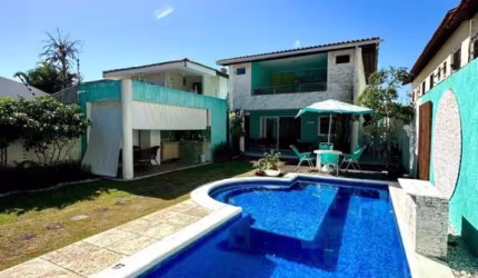 Casa para Venda em Lauro de Freitas, Buraquinho, 5 dormitórios, 3 suítes, 5 banheiros, 3 vagas