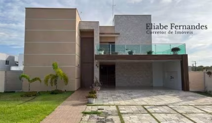 Casa espetacular c/ 4 quartos, 390m² à venda - Cond Flora Boulevard, Ponta Negra