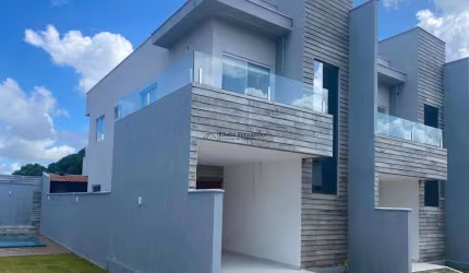 Casa de Condomínio à Venda c/ 2 quartos, 3 banheiros, 1 vaga e 102m² em Emaús-RN