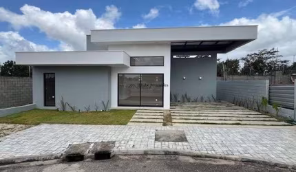 Casa nova c/ 3 quartos p/ venda no Cond. Nova York em Cajupiranga, Parnamirim/RN