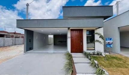 Casa nova com 03 quartos à venda no Cond. Ecoville II em Parnamirim/RN