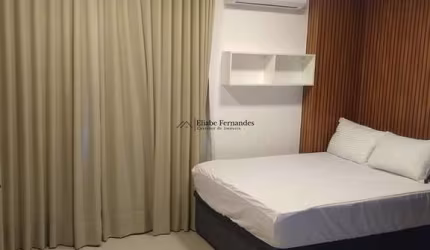 Flat mobiliado para locação de contrato ao lado do Pq. Parahyba 1 no Jd. Oceania