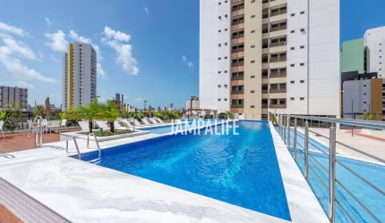 Apartamento com 02 suítes e área de lazer completa na melhor localização do Bessa