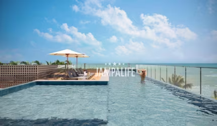 Apartamento com 2 dormitórios à venda, 77 m² por R$ 885.000,00 - Intermares - Cabedelo/PB