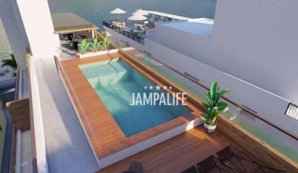 Flat com 1 dormitório à venda, 51 m² por R$ 470.000,00 - Cabo Branco - João Pessoa/PB