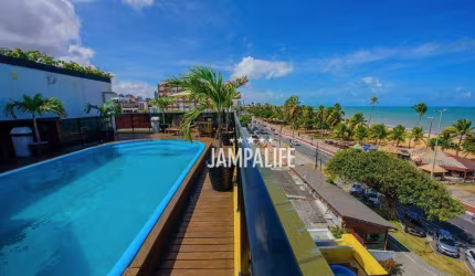 Flat com 1 dormitório à venda, 53 m² por R$ 649.000,00 - Cabo Branco - João Pessoa/PB