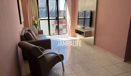 Excelente apartamento a 100m do mar de Manaíra