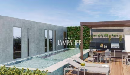 Apartamento com 2 dormitórios à venda, 56 m² por R$ 361.000,00 - Bancários - João Pessoa/PB