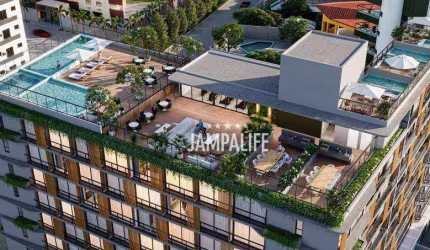 Flat com 1 dormitório à venda, 25 m² por R$ 333.000,00 - Jardim Oceania - João Pessoa/PB