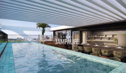 Flat com 1 dormitório à venda, 23 m² por R$ 279.000,00 - Poço - Cabedelo/PB