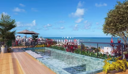 Flat com 1 dormitório à venda, 26 m² por R$ 420.000,00 - Cabo Branco - João Pessoa/PB