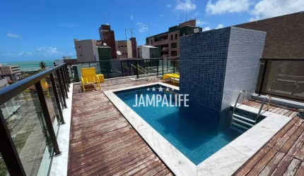 Flat com 1 dormitório à venda, 35 m² por R$ 300.000,00 - Intermares - Cabedelo/PB