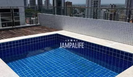 Cobertura com 4 dormitórios à venda, 508 m² por R$ 2.300.000,00 - Manaíra - João Pessoa/PB