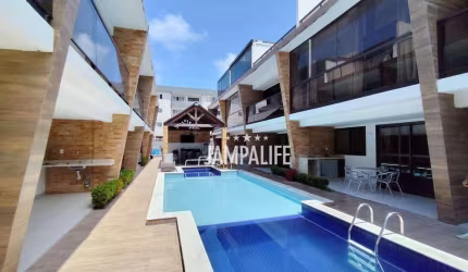 Casa com 3 dormitórios, 128 m² - venda por R$ 800.000,00 ou aluguel por R$ 5.750,00/mês - Ponta de Campina - Cabedelo/PB