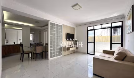 Lindo apartamento com porteira fechada em Manaíra
