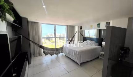 Flat com 1 dormitório à venda, 37 m² por R$ 350.000,00 - Ponta de Campina - Cabedelo/PB