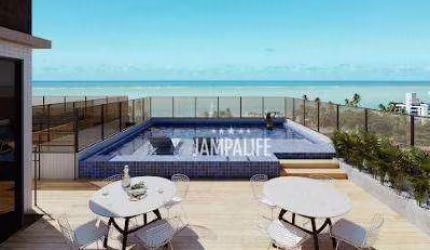 Apartamento com 2 dormitórios à venda, 59 m² por R$ 430.000,00 - Praia Formosa - Cabedelo/PB