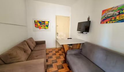 Apartamento com 1 quarto à venda na Rua Celeste Gobbato, 226, Praia de Belas, Porto Alegre por R$ 180.000