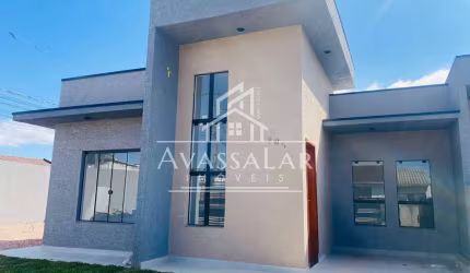 CASA 2 DORMITORIOS, DE FRENTE PARA A RUA, COM ESPAÇO DE TERRENO GRALHA AZUL,FAZENDA RIO GRANDE