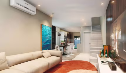 Sobrado à venda no Pagani, Palhoça, SC, com 01 suíte e terreno livre de 38 m²